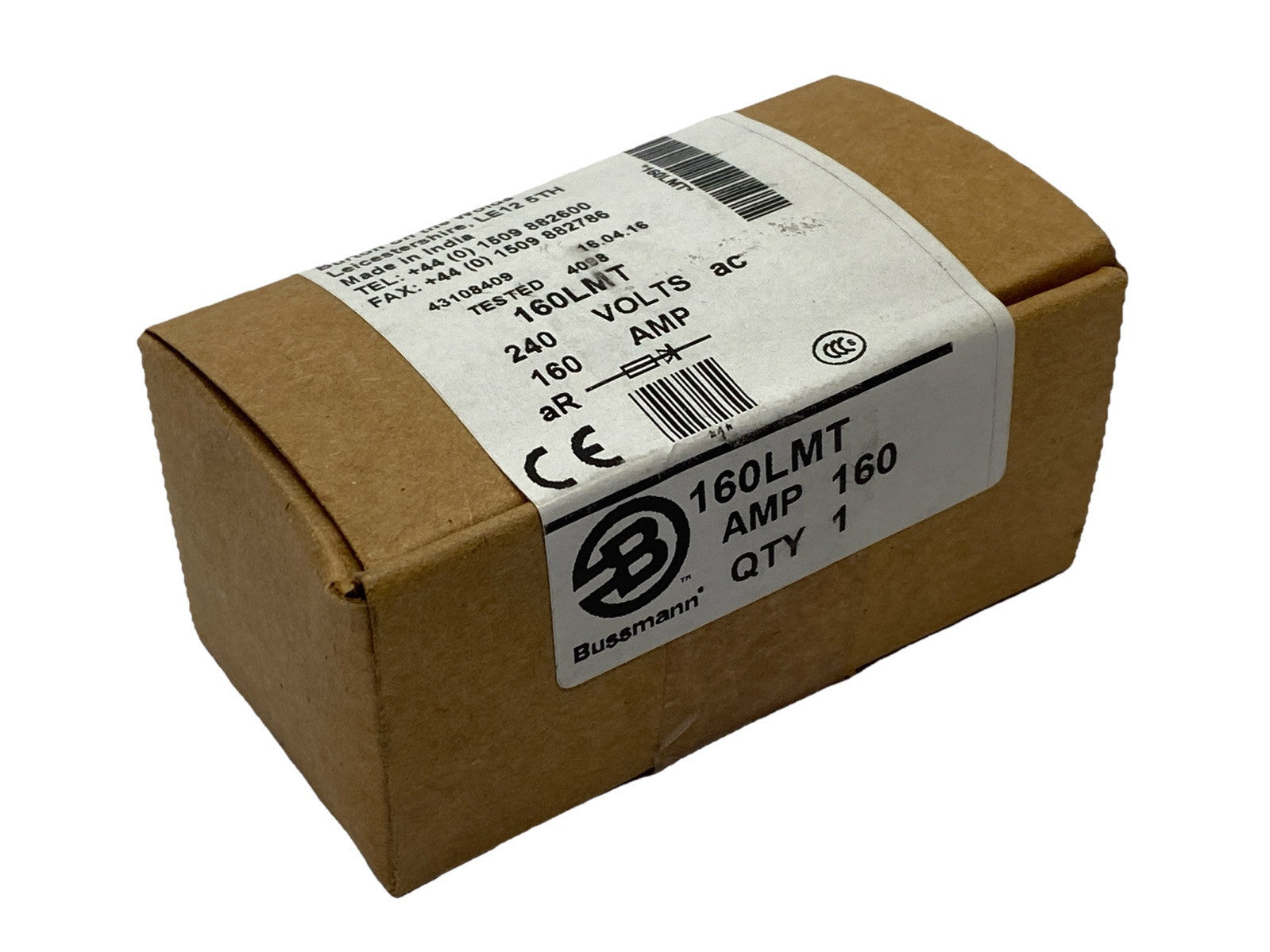 Bussmann 160LMT High-Speed British Standard Fuse 160A 240VAC 150VDC - Maverick Industrial Sales