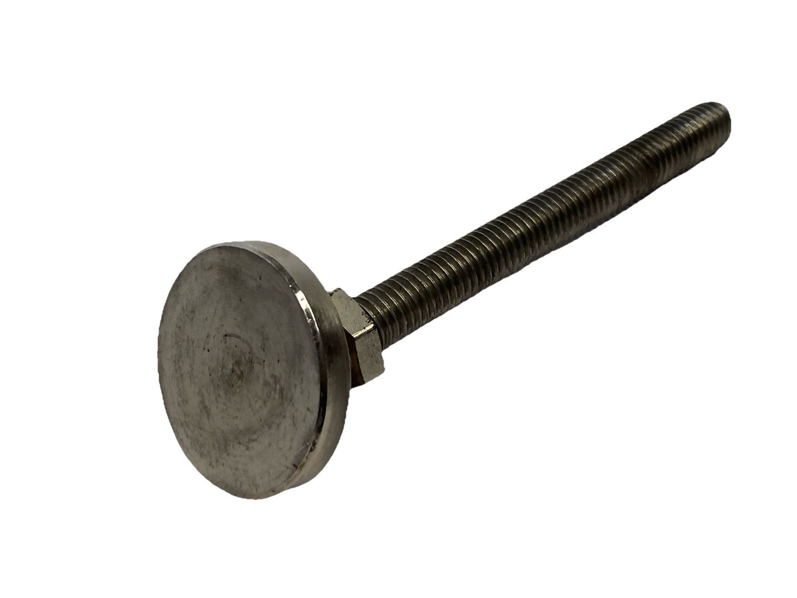 Machine Leveling Foot 1/4" NPT 14TPI 1-7/8" Foot Dia 6-1/2" Length - Maverick Industrial Sales
