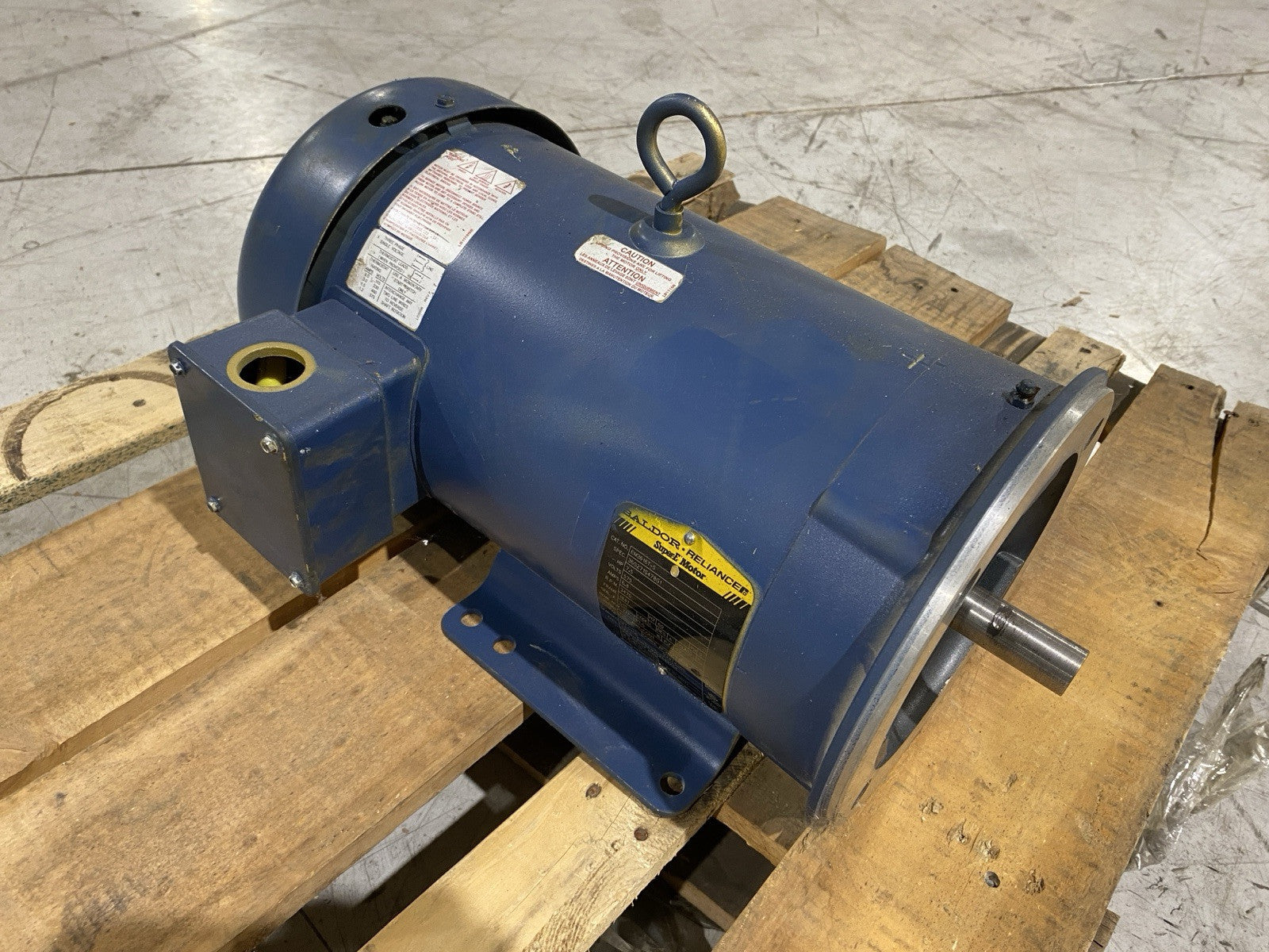 Baldor EM3616T-5 7.5HP 575V Electric Motor 184T 3470 RPM - Maverick Industrial Sales