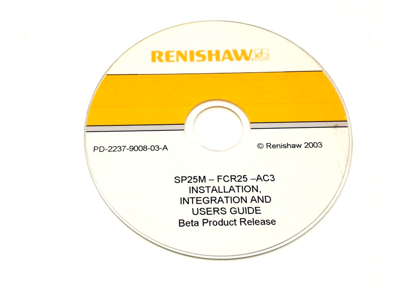 Renishaw PD-2237-9008-03-A Installation Integration User Guide SP25M-FCR25-AC3 - Maverick Industrial Sales