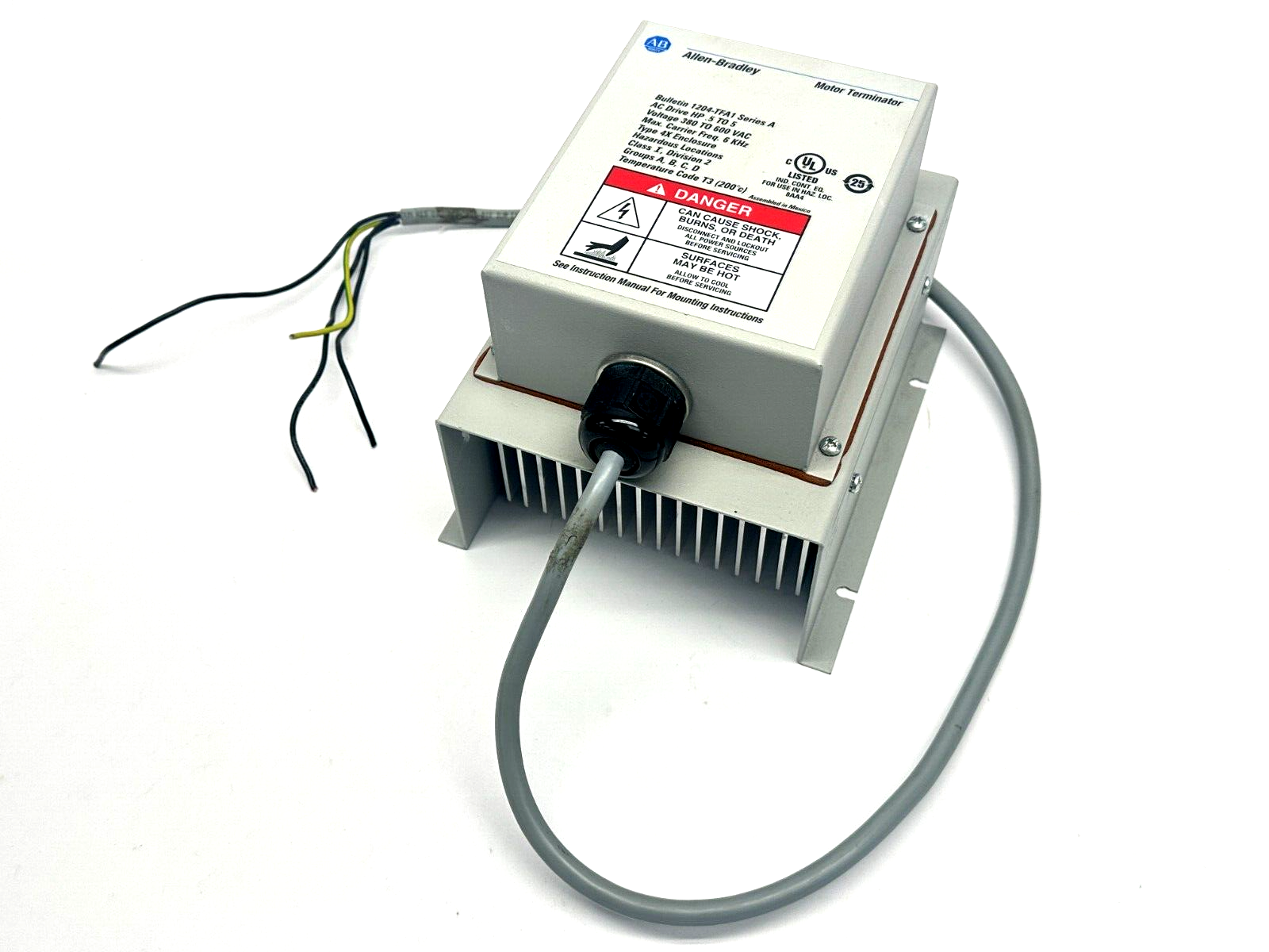 Allen Bradley 1204-TFA1 Series A Motor Terminator AC Drive 0.5-5HP 380-600VAC - Used - Maverick Industrial Sales