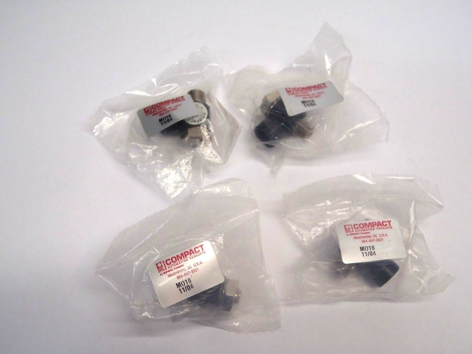 Lot of (4) Compact Automation Products M018 Flow Controls - Maverick Industrial Sales