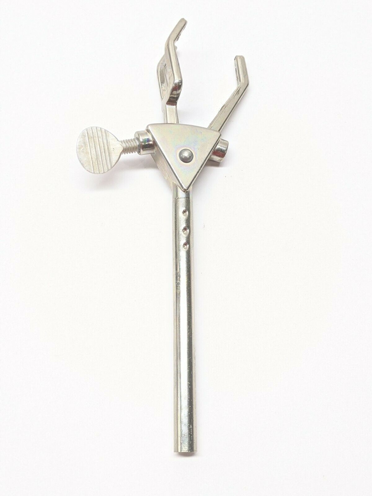 Troemner 916052 Dual Adjust 3-Prong Nickel-Plated Zinc Clamp - Used - Maverick Industrial Sales