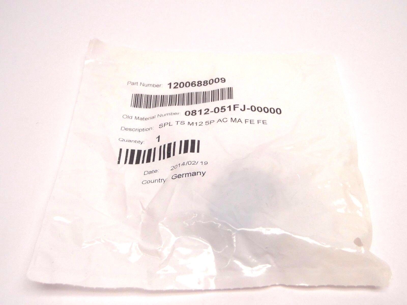 Molex 1200688009 Micro-Change 5 Poles Male Female with Female Drop M12 Tee - New - Maverick Industrial Sales
