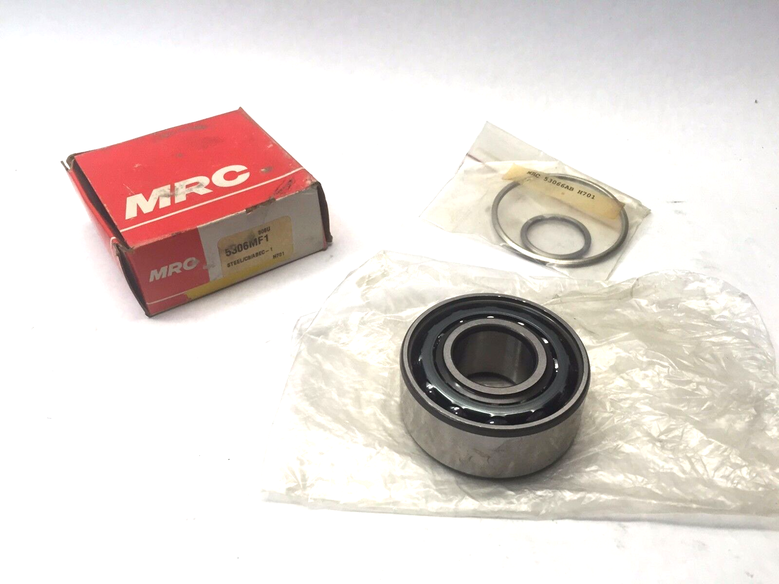5306MF1 | MRC Double Row Angular Contact Bearing Single Shield - New – Open box - Maverick Industrial Sales