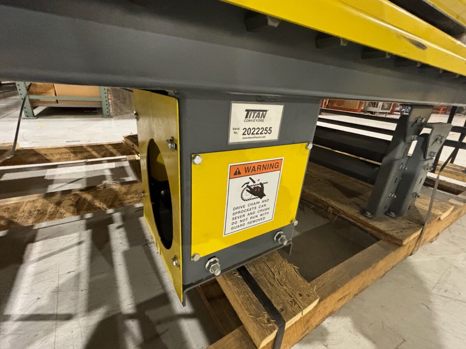 Titan Conveyors, 48" Wide x 18' Long Power Roller Conveyor Sections, No Drive - Maverick Industrial Sales