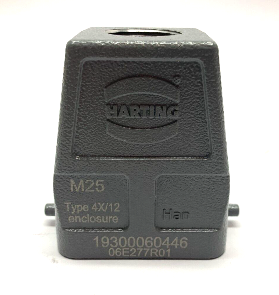 Harting 19300060446 Top Entry Hood M25 HAN 6B 2 Pegs Type 4X/12 Enclos ...