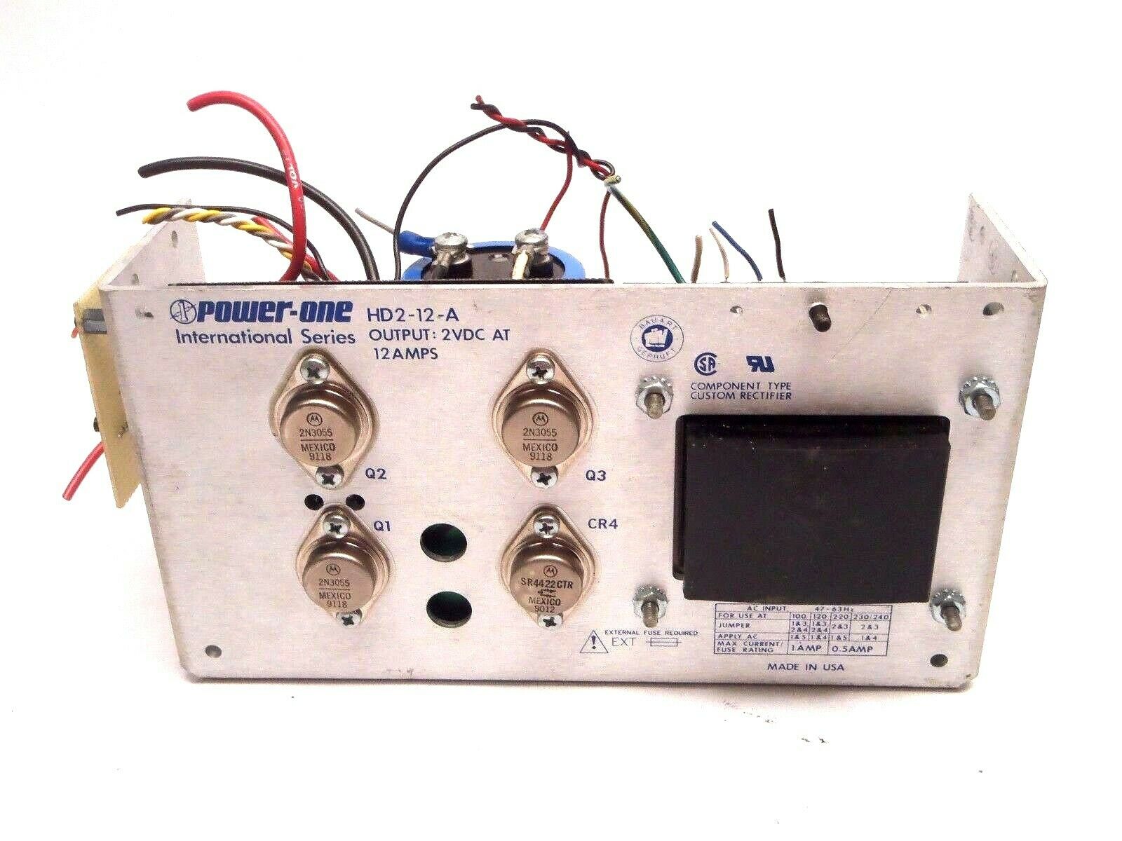 Power-One HD2-12-A International Series 2 VDC Output 12A Power Supply - Maverick Industrial Sales