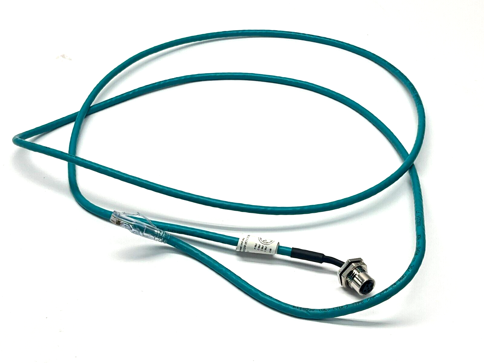Mencom MDE45-4FR-RJ45-BM-2M Ethernet Receptacle 4 Pole Female PG 9 2M - Maverick Industrial Sales