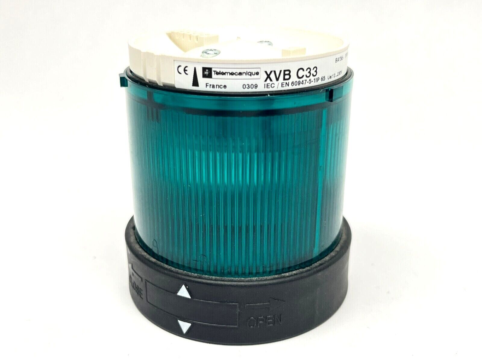 Telemecanique XVB C33 Illuminated Green Stack Light - Used - Maverick Industrial Sales