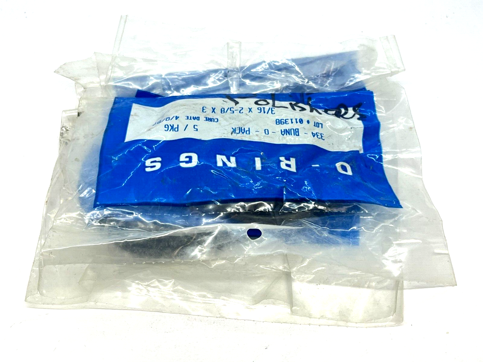 Berry Bearing 344-BUNA-O-Pack O-Rings 3/16 x 2-5/8 x 3 5/Pack LOT OF 2 - Maverick Industrial Sales