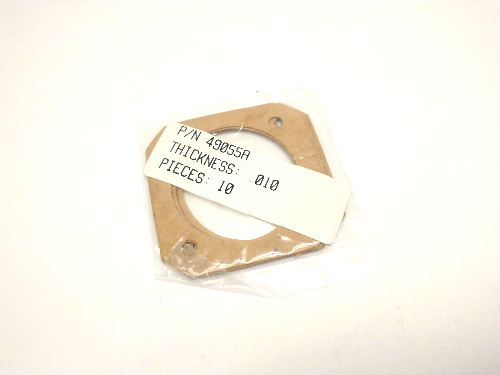 49055A Gasket 2.5" x 2.5" x .010" Thickness LOT OF 10 - Maverick Industrial Sales