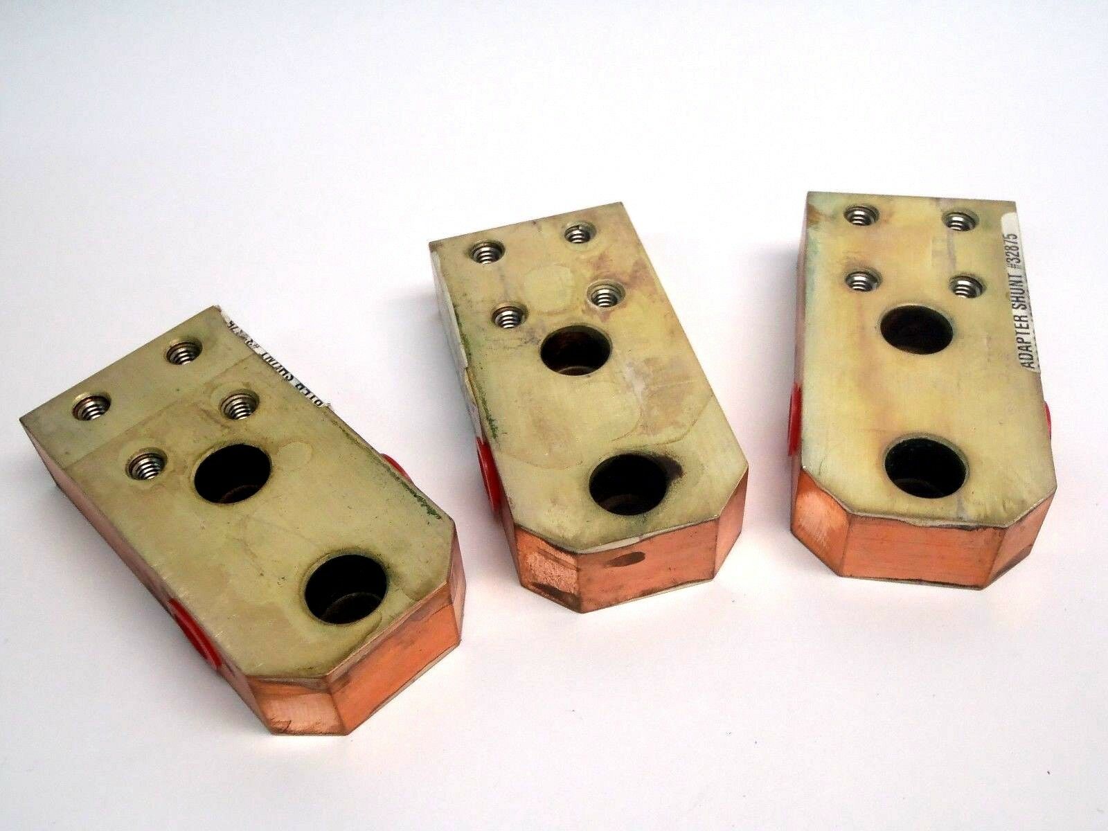 Lot of (3) Unbranded 328750 Shunt Adapters - Maverick Industrial Sales