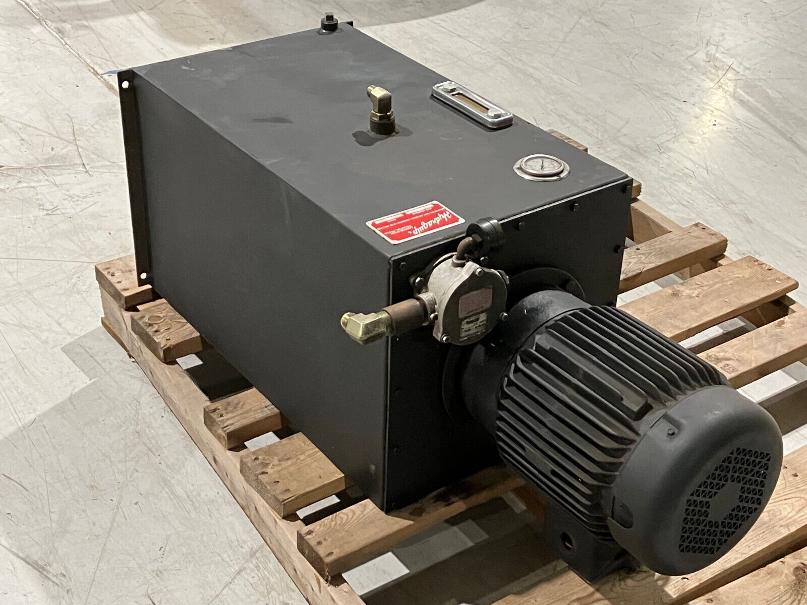 DT-784 | Hydraquip Hydraulic Power Unit Hydrocraft Reservoir Baldor 15 HP 1760 RPM - Used - Maverick Industrial Sales