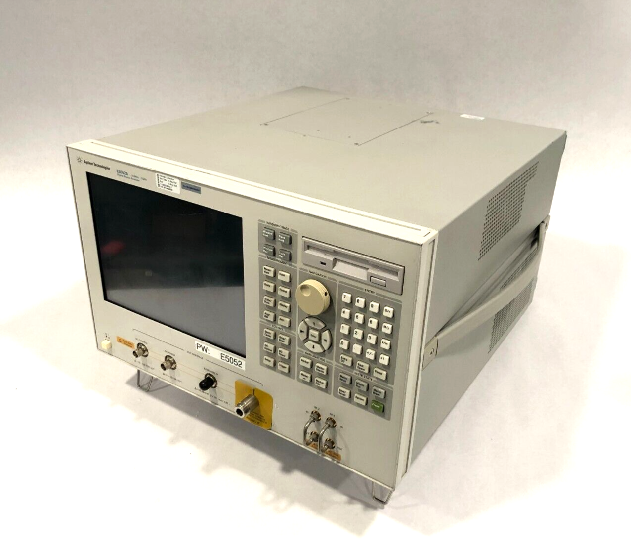 Agilent E5052A Signal Source Analyzer, 10 MHz - 7 GHz, E5052A-CFG001, MY44200826 - For parts or not working - Maverick Industrial Sales
