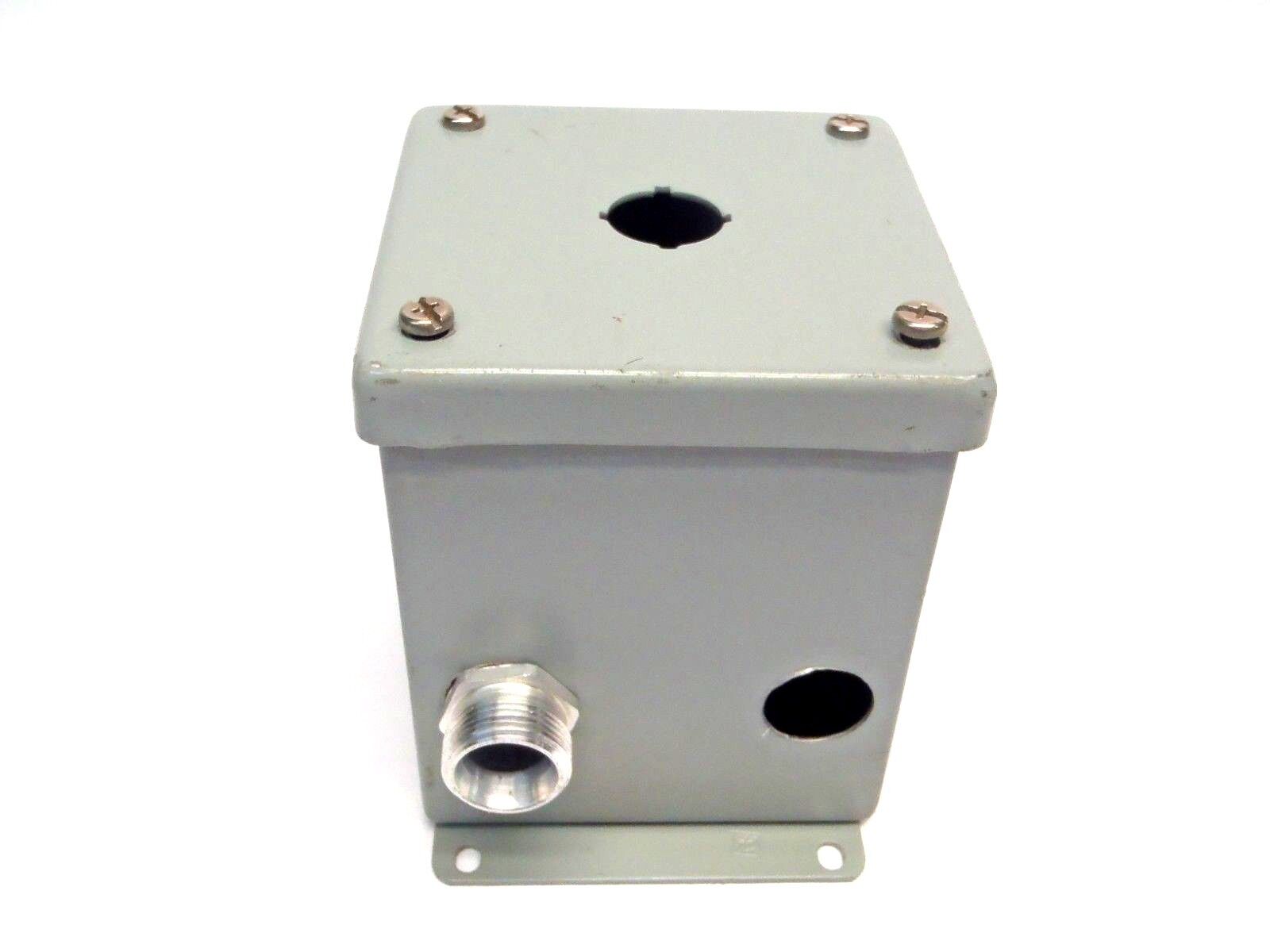 Hoffman A4044SC 4" x 4" x 4" Inch Gray Electrical Enclosure - Used - Maverick Industrial Sales
