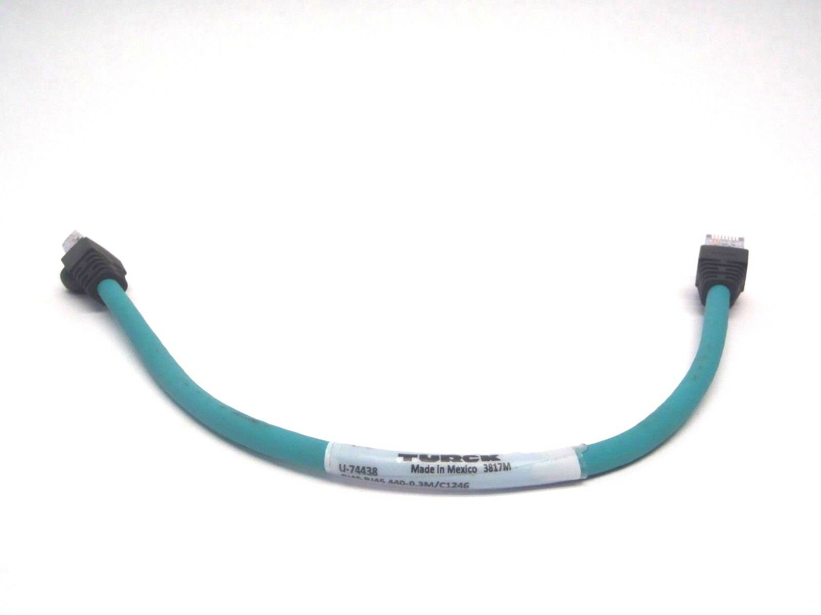 Turck Elektronik U-74438 RJ45 RJ45 440-0.3M/C1246 1' Network Hybrid Cable - Maverick Industrial Sales