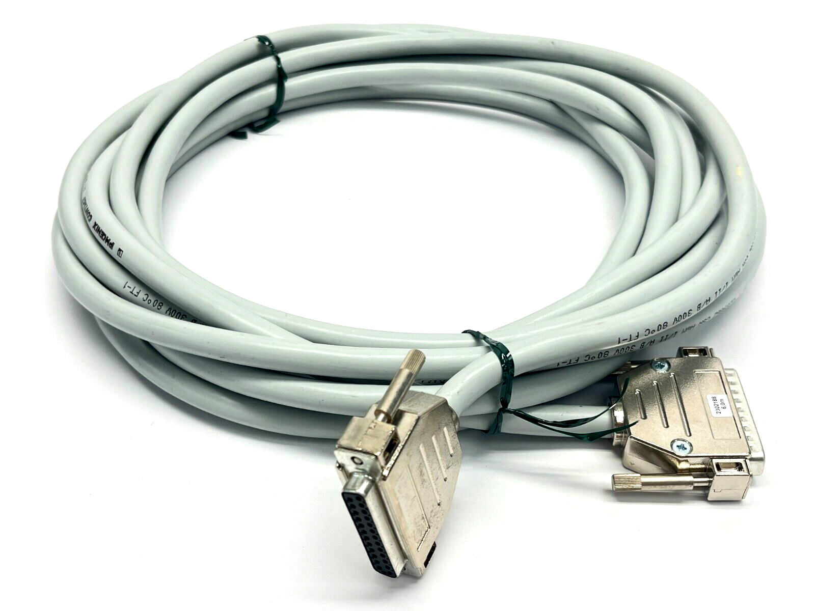 Phoenix Contact CABLE-D25SUB/B/S/600/KONFEK/S Shielded Round Cable 6m 2302188 - Used - Maverick Industrial Sales