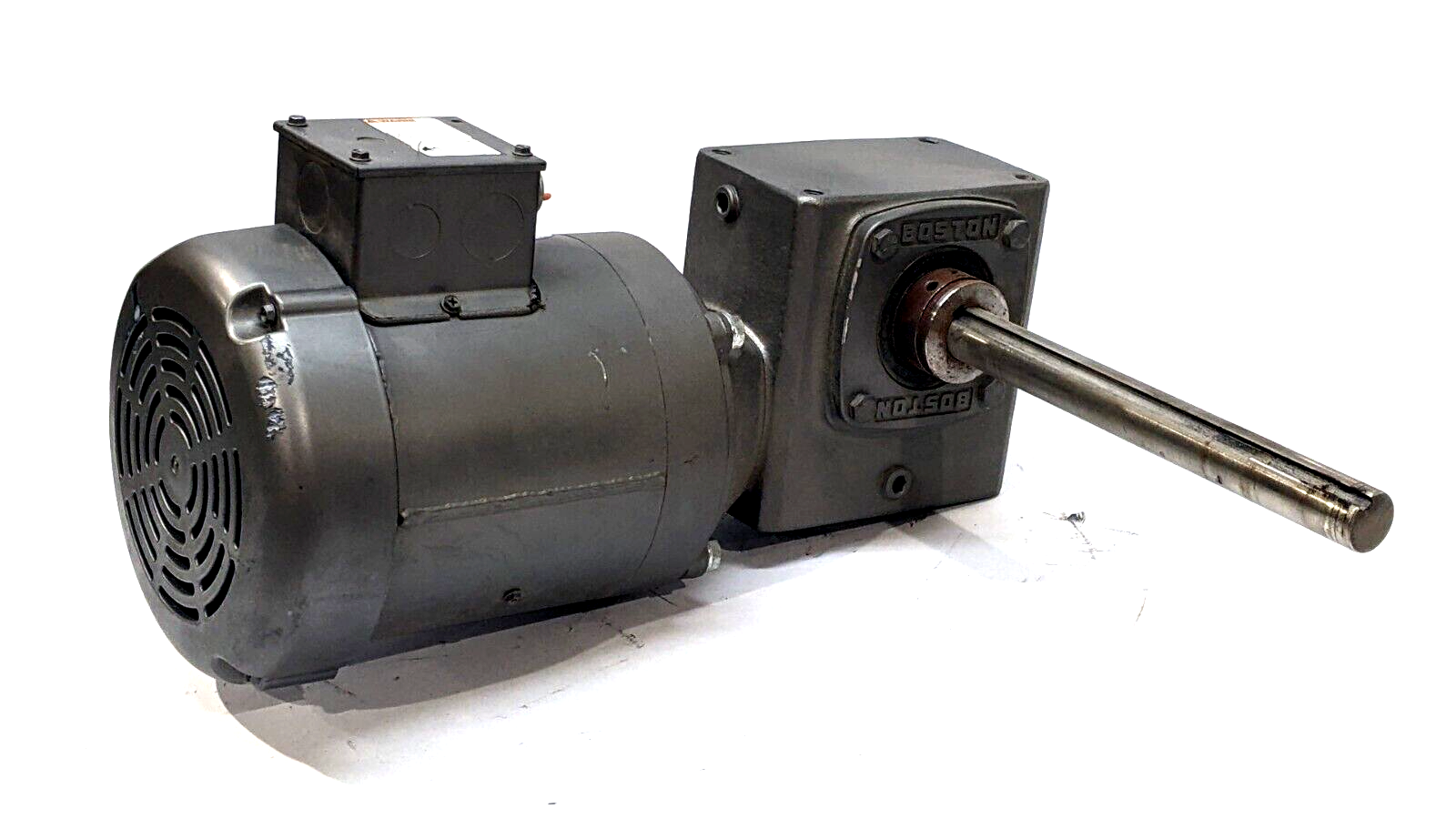Leeson 110047.00 Electric Motor w/ Boston Gear HF721-50K-B5-HP-16 Speed Reducer - Maverick Industrial Sales