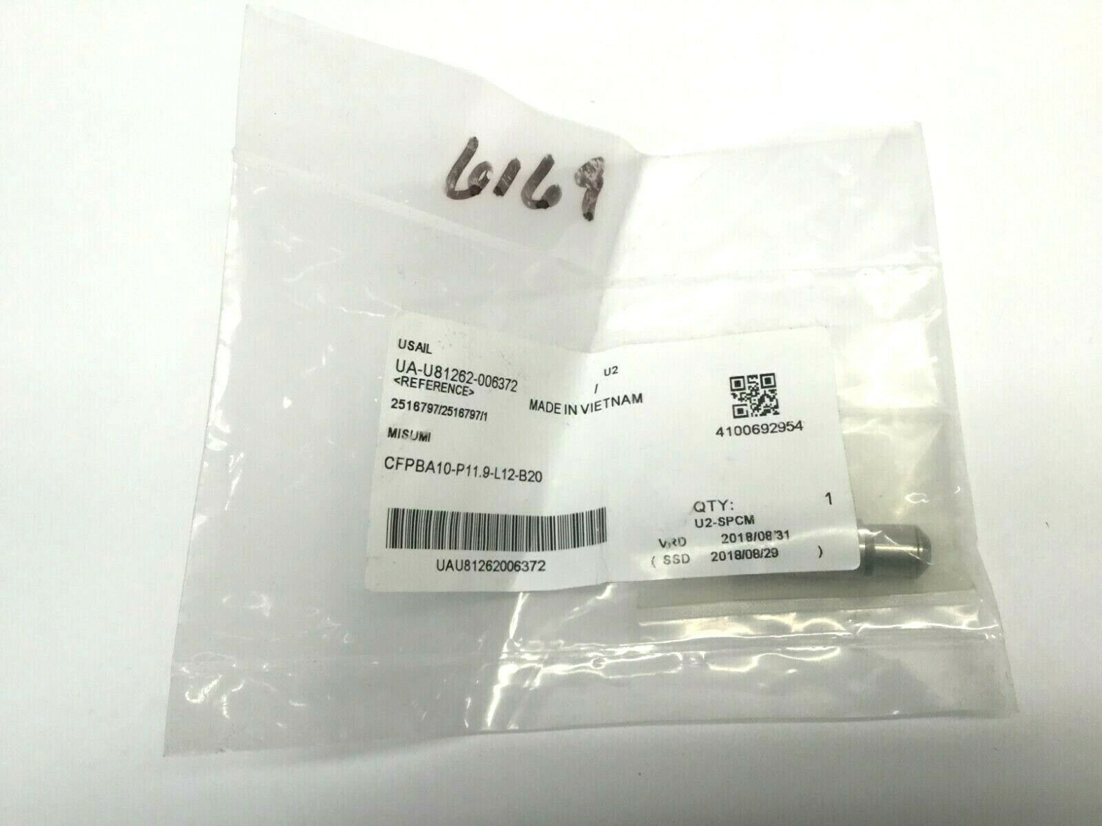 Misumi CFPBA10-P11.9-L12-B20 Large Head Locating Pin - New - Maverick Industrial Sales