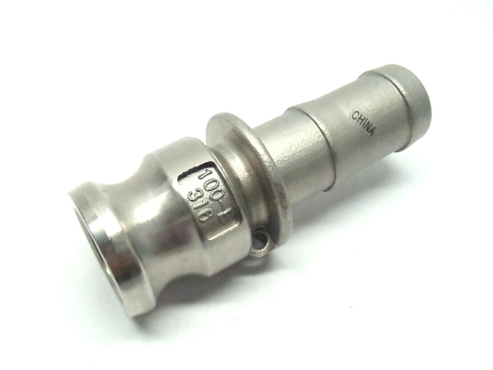 WS-HF-CAM-155 | Worksmart 1" Stainless Steel Cam & Groove Male Adapter Hose Shank - New - Maverick Industrial Sales