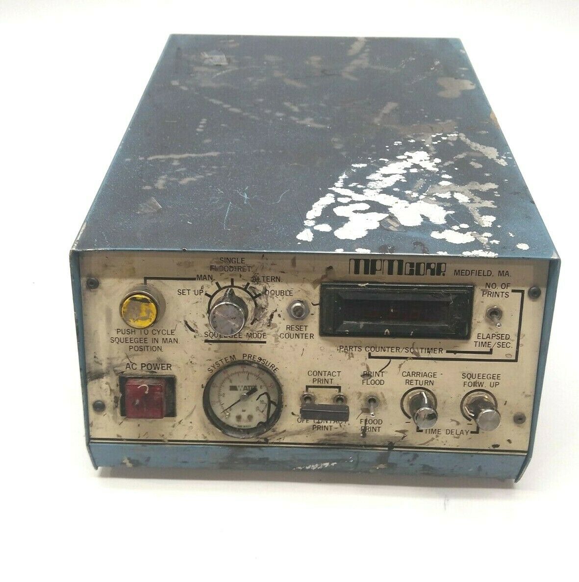 MPM Corp PCB Screen Printing Control Unit 115V, 3A - For parts or not working - Maverick Industrial Sales
