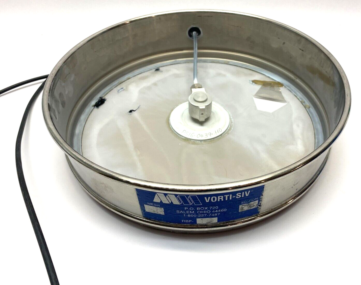 RBF-12 | Vorti-Siv Stackable Sieve Micron Mesh Filter Micron 210 DAMAGED MESH - For parts or not working - Maverick Industrial Sales