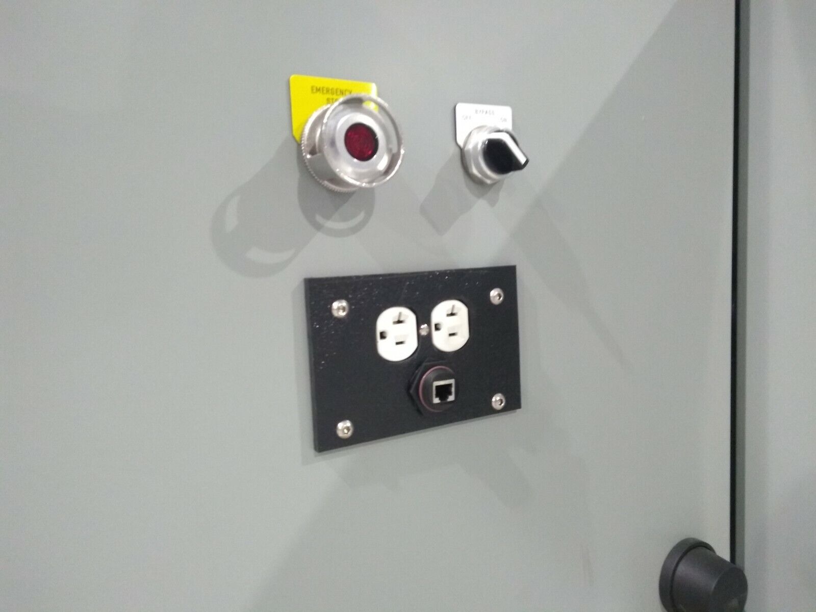 Hoffman A30X2E5410 Enclosure 30"x54.5"x10" 2 Doors w/ Allen Bradley 1494U-D60 - Used - Maverick Industrial Sales