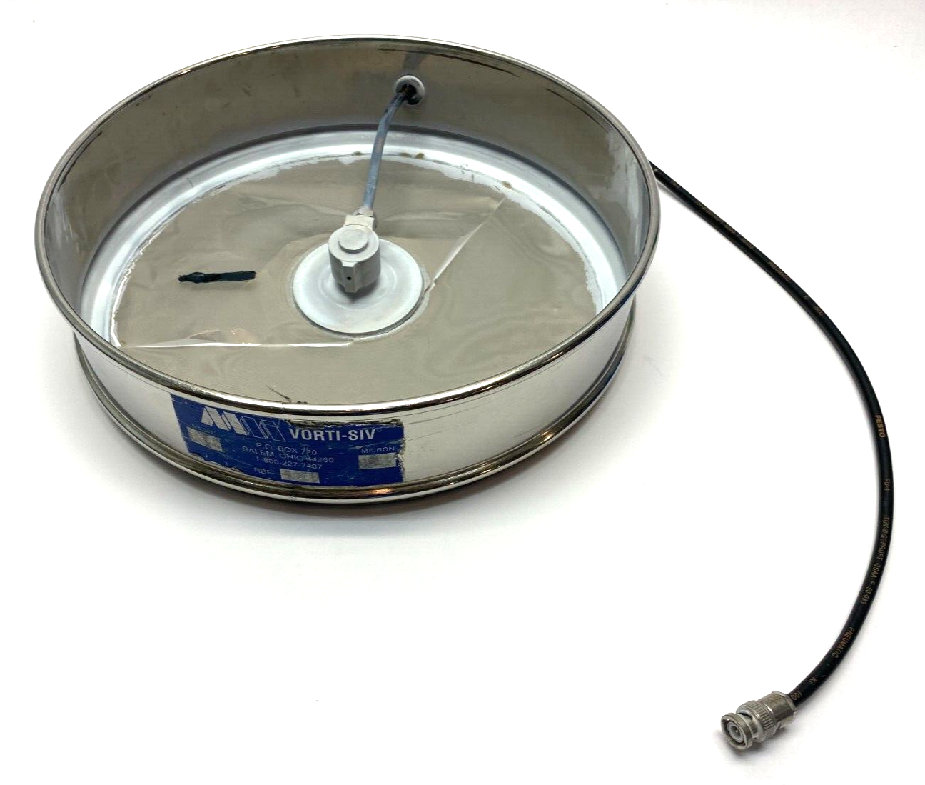 Vorti-Siv RBF-12 Stackable Sieve Micron Mesh Filter Micron 220 DAMAGED MESH - For parts or not working - Maverick Industrial Sales