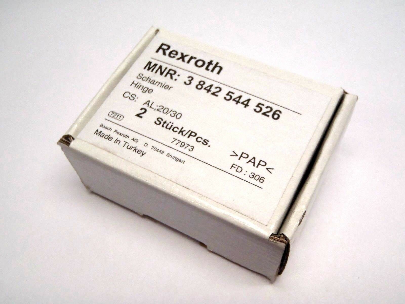 Box of (2) Rexroth 3842544526 Hinges 77973 - New – Open box - Maverick Industrial Sales