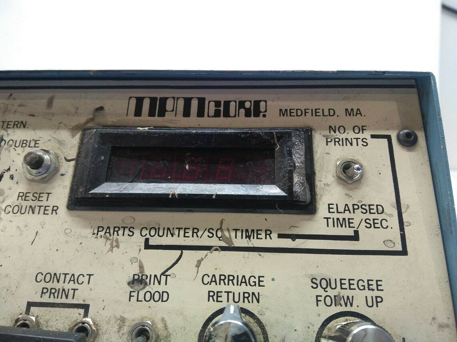 MPM Corp PCB Screen Printing Control Unit 115V, 3A - For parts or not working - Maverick Industrial Sales