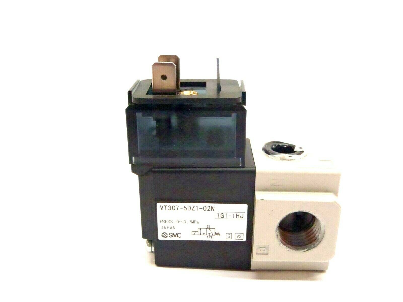SMC VT307-5DZ1-02N Body 3 Port Solenoid Valve - Maverick Industrial Sales