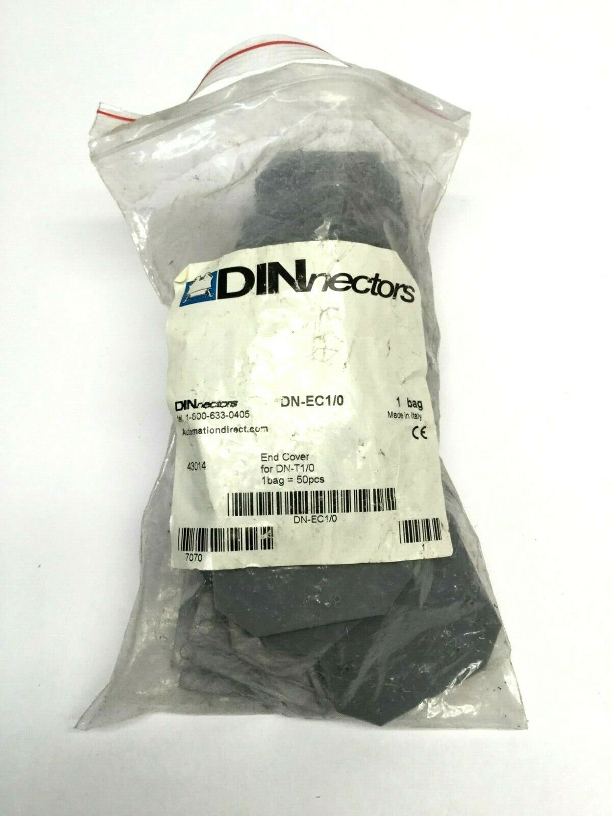 Lot of 33 Automation Direct DN-EC1/0 DINnectors Gray 43014 - Maverick Industrial Sales