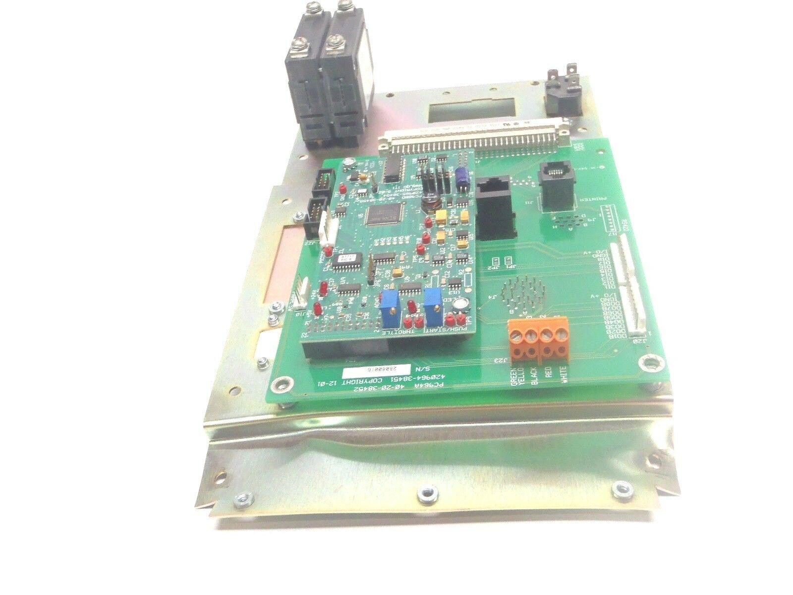 PC964 40-20-38452 PC965D 40-20-38455 | Tech Motive PC964A 40-20-38452 & PC965D ITI Board w/ Back Panel Assembly - Used - Maverick Industrial Sales