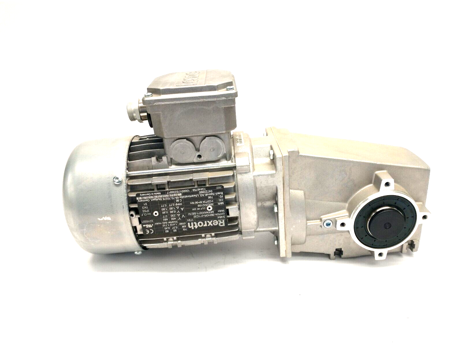 Bosch Rexroth 3842542189 Gearmotor MDEMAXX071-32C1U .45kW GKR04-2MHGR-071C32 - New – Open box - Maverick Industrial Sales