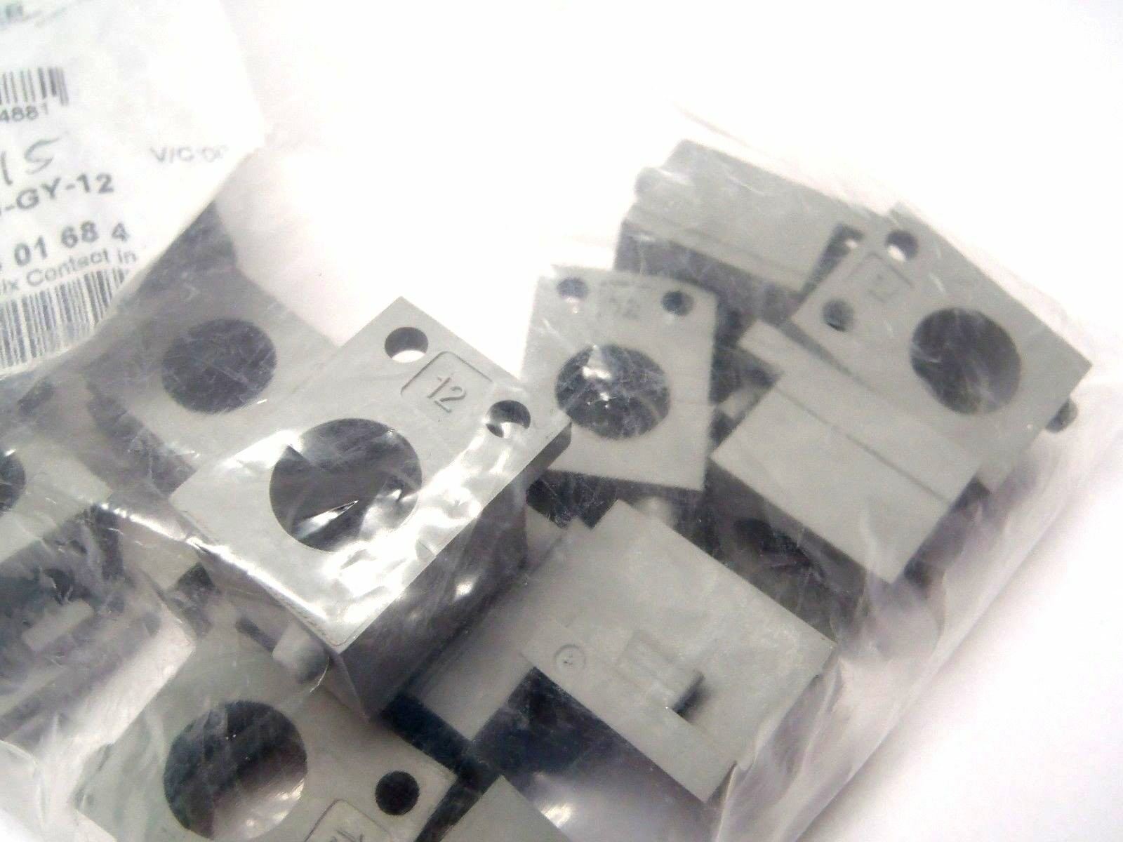 Lot of (15) Phoenix Contact 0801684 CES-STPG-GY-12 Cable Sleeve Gray Grommet 12m - New – Open box - Maverick Industrial Sales