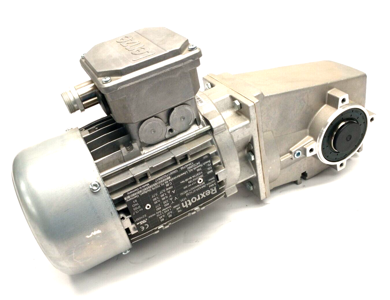 Bosch Rexroth 3842542189 Gearmotor MDEMAXX071-32C1U .45kW GKR04-2MHGR-071C32 - New – Open box - Maverick Industrial Sales