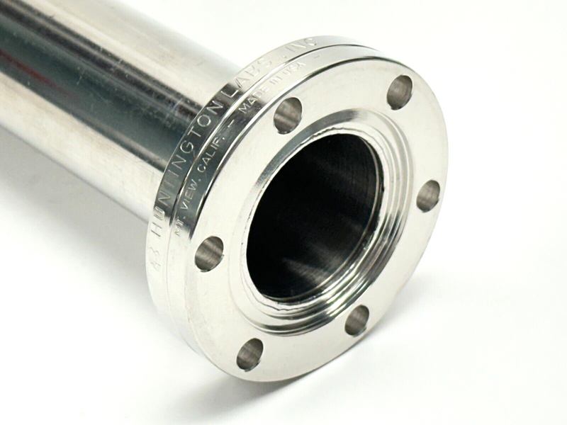Huntington High Vacuum Adapter 2.75" x 1-1/4" Flange 18" Length 1.5" I.D w/ Cap - Maverick Industrial Sales