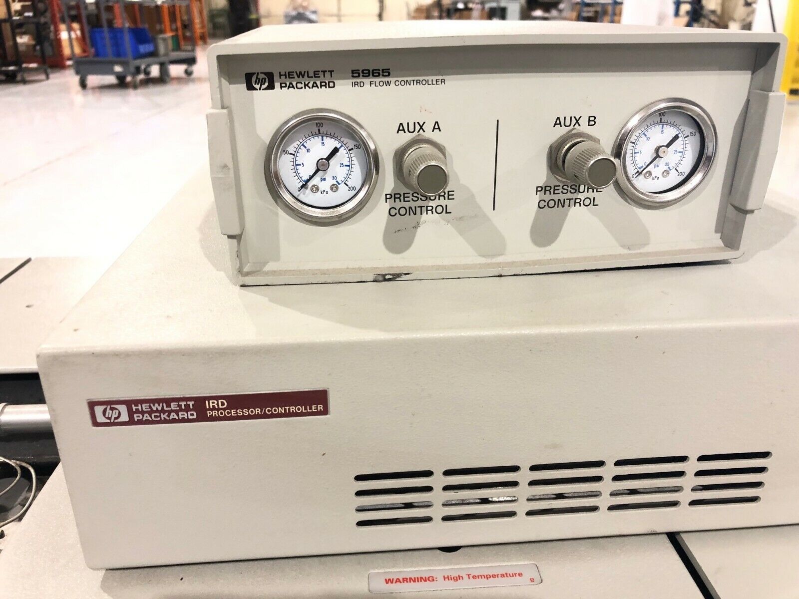 Hewlett Packard HP 5890 Gas Chromatograph 5965B Infrared Detector 5972 5965 - For parts or not working - Maverick Industrial Sales