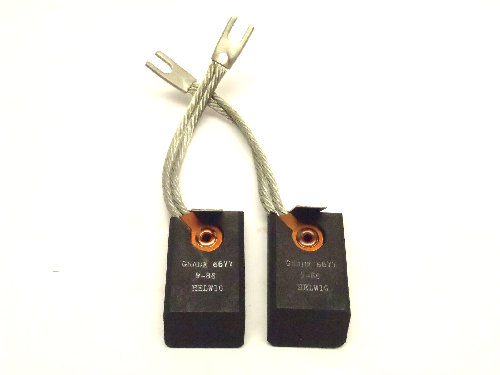 Helwig 10751225813304 Carbon Motor Brush Grade H76 2-1/2"x1-1/4"x3/4" Lot of 2 - Maverick Industrial Sales