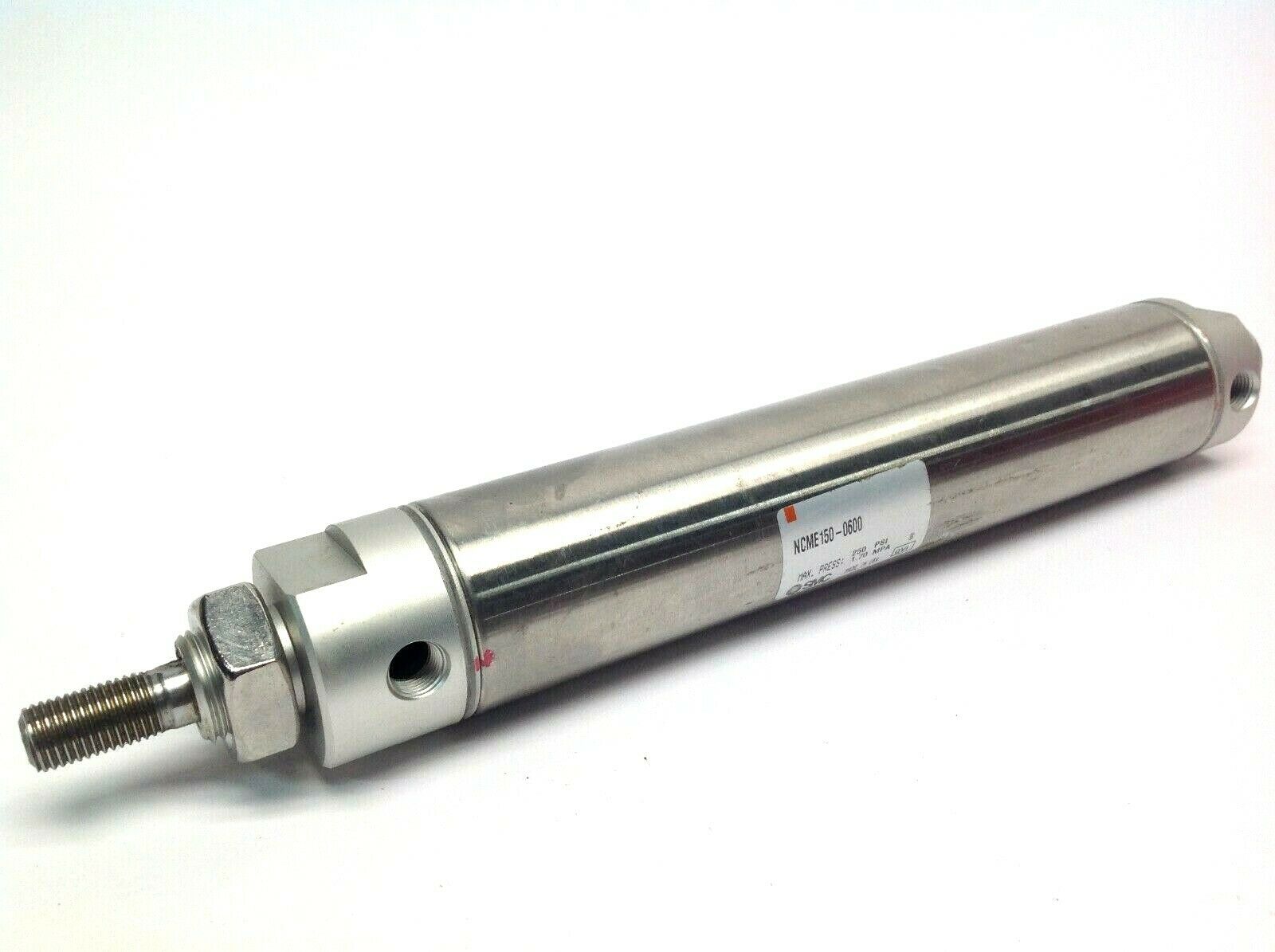 NCME150-0600 | SMC Pneumatic Air Cylinder 250 PSI 1.70 MPA - Used - Maverick Industrial Sales