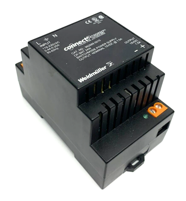 Weidmuller 992889 0015 Connect Power Switchmode Power Supply 24W 15VDC - Maverick Industrial Sales