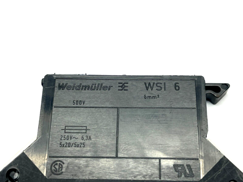 Weidmuller WSI 6 SW Fuse Terminal Block 1011010000 LOT OF 5 - Maverick Industrial Sales