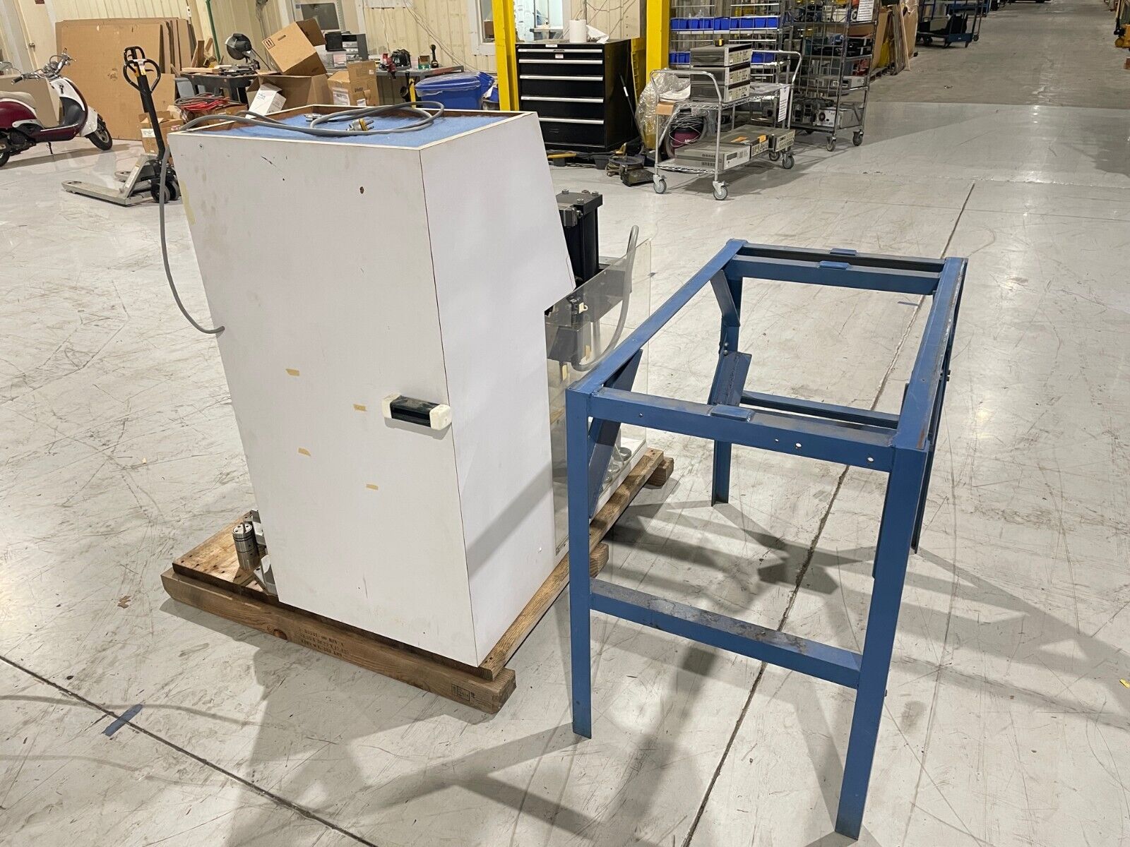 AGL Cold Welder, 12 Ton Welding Machine, Vacuum Dies and CRC Clean Room Hood - Used - Maverick Industrial Sales