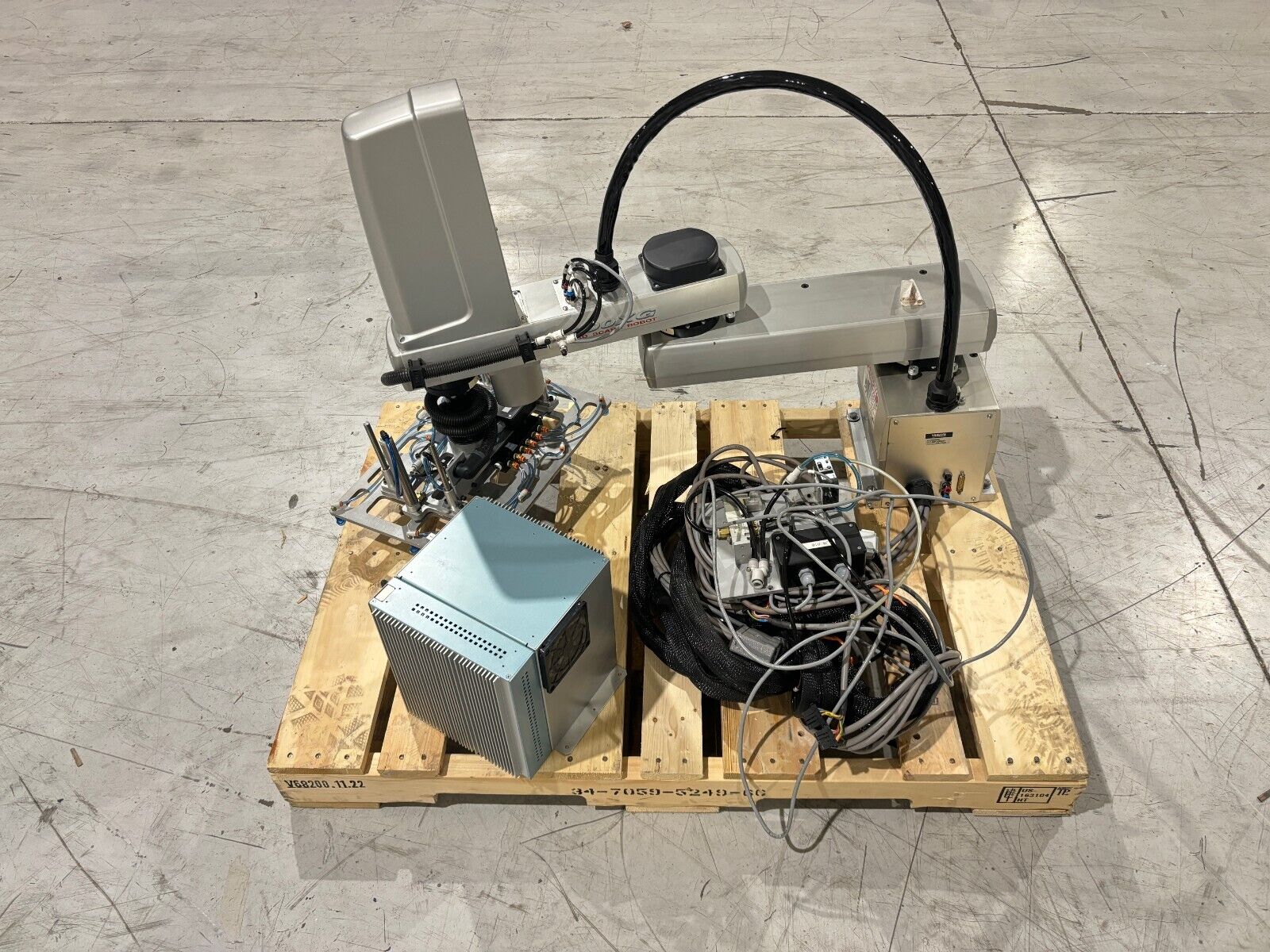 Yamaha YK800XG High Speed Scara Robot, RCX144 Controller, RGU-3, Gripper Picker - Maverick Industrial Sales