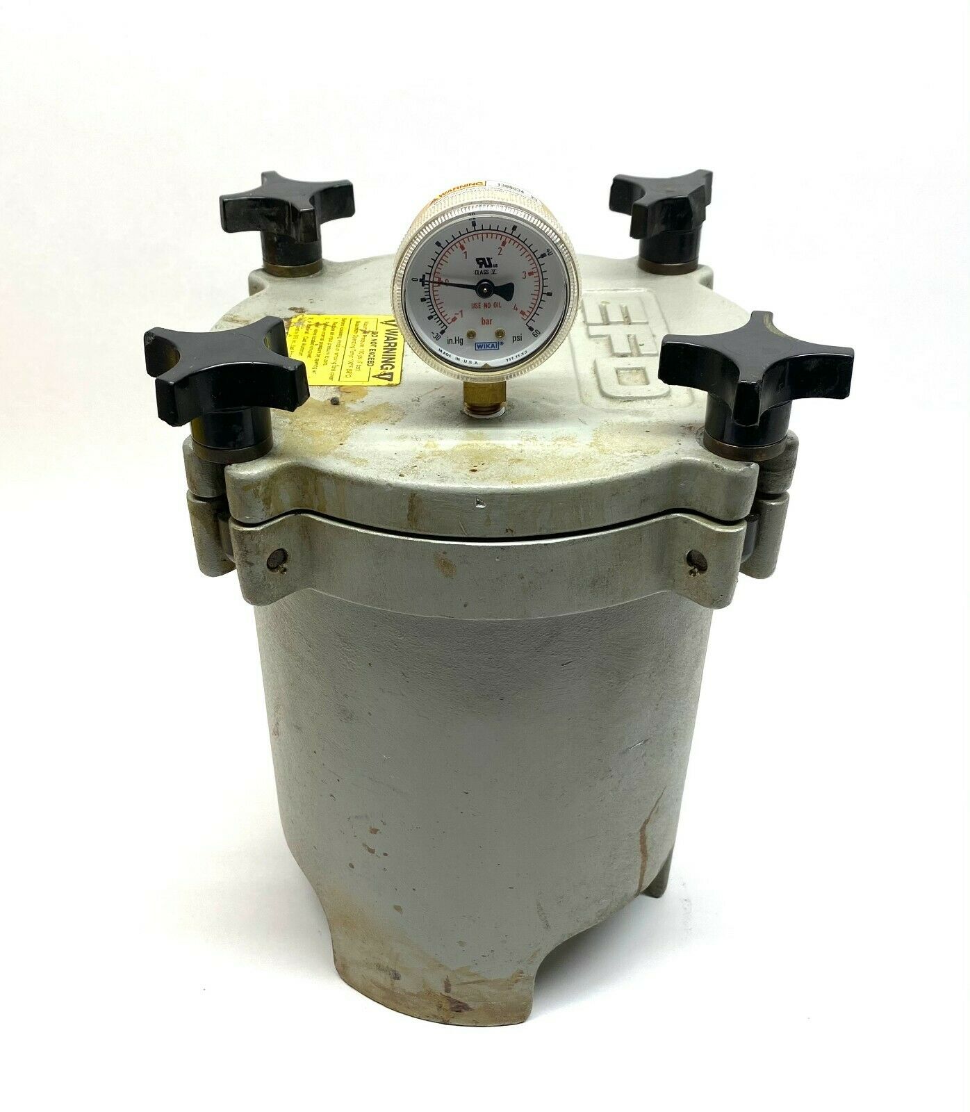 Nordson EFD 626 Series Analog Gauge Fluid Reservoir Aluminum 5 Liter - Maverick Industrial Sales