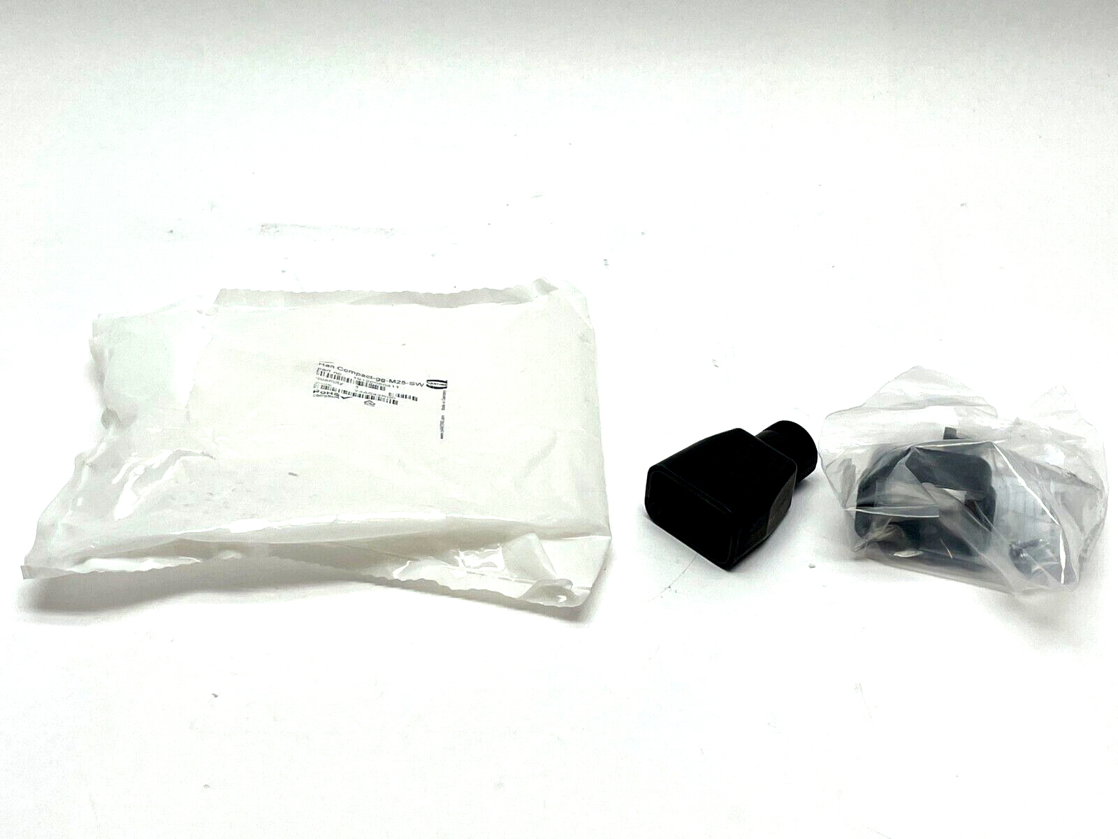 Harting Han-Compact-HTE-M25-black Compact Hood 19 12 008 0411 - New – Open box - Maverick Industrial Sales