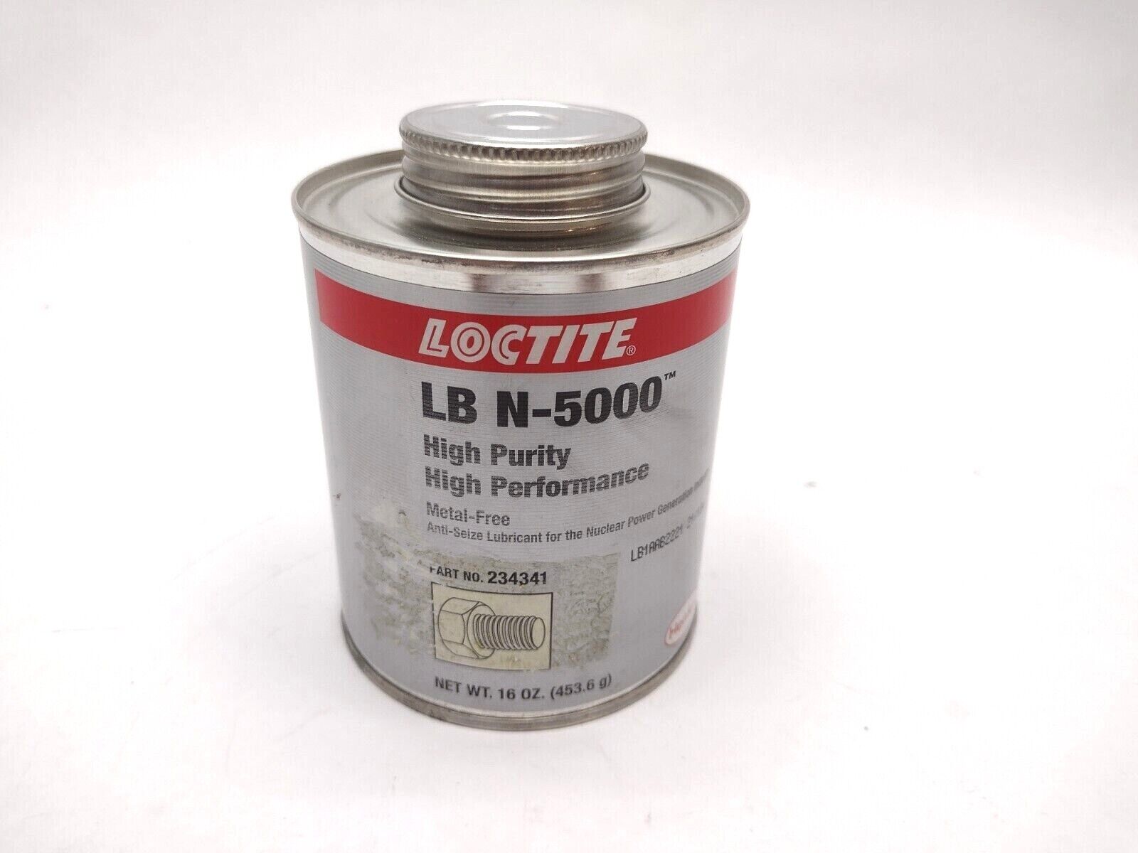 234341 | Loctite LB N-5000 High Purity High Performance Metal Free Antisieze 16OZ - New Other - Maverick Industrial Sales
