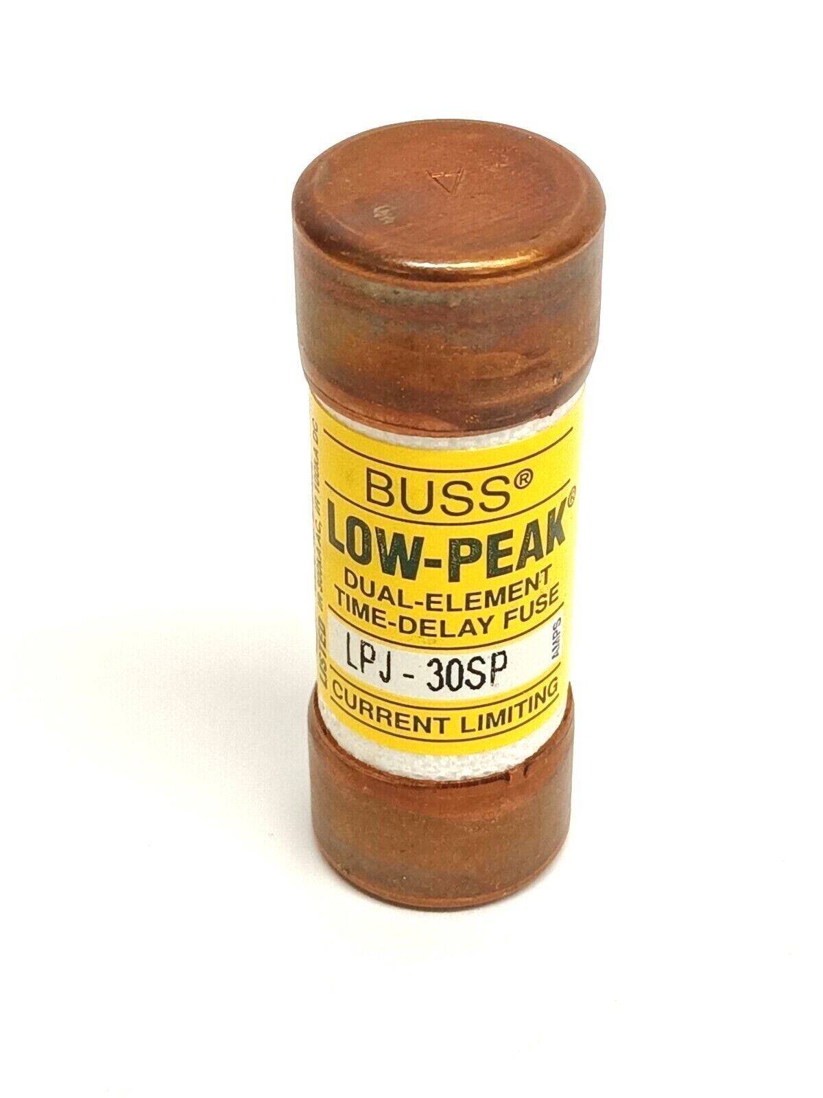 LPJ-30SP | Bussmann Low-Peak Time-Delay Fuse 30A 600VAC 300VDC Class J - New – Open box - Maverick Industrial Sales