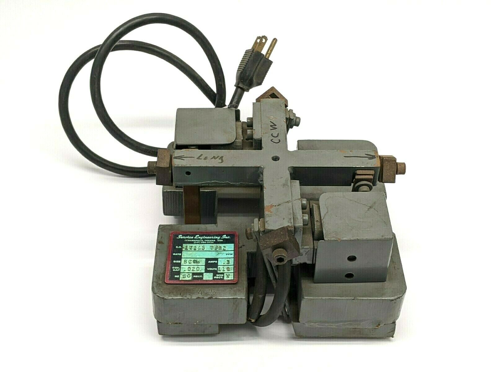 Service Engineering 17145 Vibratory Feeder System Base 6CCW, 110V, .3A, 60Hz - Maverick Industrial Sales